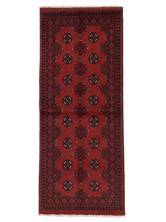 Afghan Fine Teppich Handgeknüpft 80X195 Läufer Afghanistan