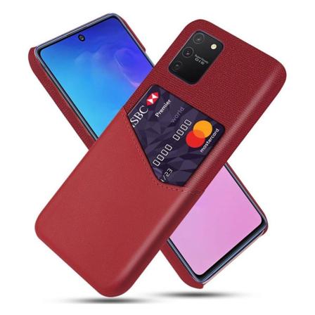 Bofink Samsung Galaxy S10 Lite skal med korthållare - Röd Röd