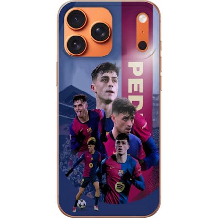 Kompatibelt Mobilskal till Apple Apple iPhone 17 Pro Max Pedri Barcelona Spanien fotboll mittfältare ung talang snabb teknik kreativ spelfördelare s