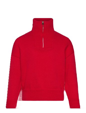 THE ANIMALS OBSERVATORY Red Nilfai Sweater - Red - 4 Y