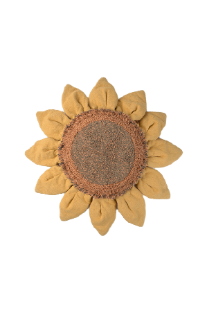 LORENA CANALS Golvdyna Solros Kuddar Unisex Brun 90x90 cm