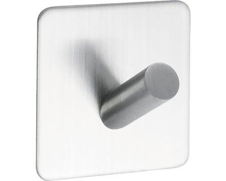 Beslag Design Base Handdukshängare 1 krok Mattborstat stål, Badrum