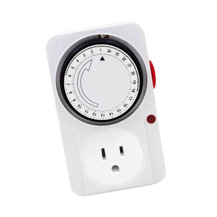 Timer Uttag Kompakt Mini för Lampor Dricksfontäner Luftkonditioneringar