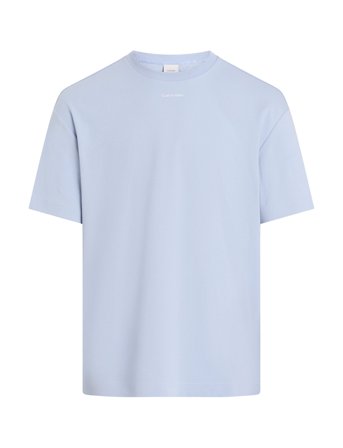 Calvin Klein Nano Logo Interlock T-Shirt - Blue - XXL