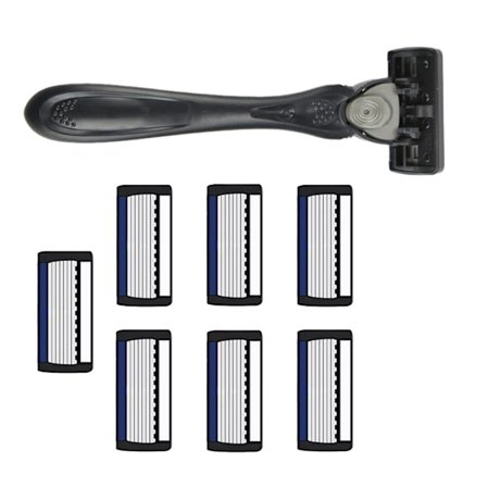 Miesten partahöylät 7-kerroksiset turvahöylät Käsikäyttöiset partahöylät Vedenpitävät partahöylät Käsikäyttöinen parranajokone Lahja isoisälle isälle