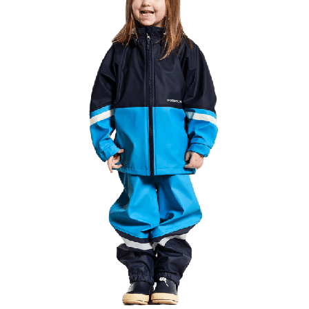 Didriksons Waterman Set Galon Ytterplagg Unisex Blå 100
