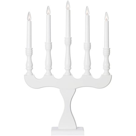 Markslöjd - Adventstake Svaneholm 5 Hvit