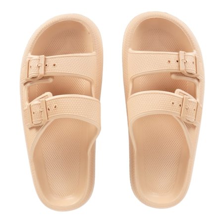 Sandaler Tofflor EVA Tjocka Sulor Slip On Sandaler Sommar Utomhus Trendiga Molntofflor Khaki Khaki