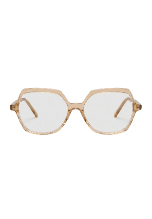 GLAS Andrea Caramel Solglasögon Dam Beige + 2.5