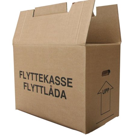 Flyttlåda 560x330x406mm - Lyreco - Emballage och lagerutrustning - Lådor och well - Flyttlådor