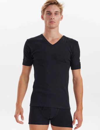 JBS Jbs T-Shirt V-Neck Original - Black - XXXL