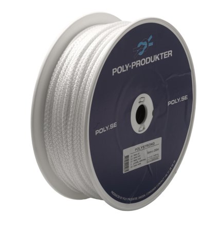 Poly-Produkter 2209053360 Flaggsnor 200 m Bruddstyrke: 345 kg (Ø 6 mm), Verksted & bil