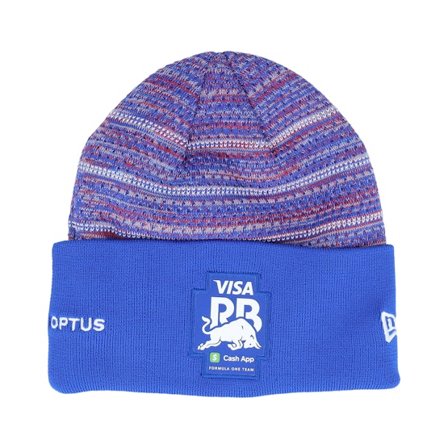 New Era - Motor Blauw cuff Beanie - RB F1 24 Ricciardo Wide Knit Blue Cuff @ Hatstore