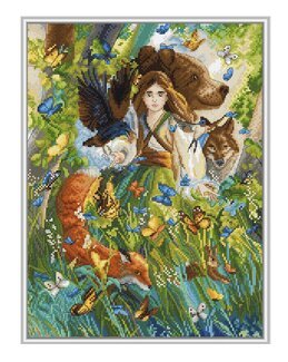 Broderikit Tavla Magiska vänskaper - LetiStitch