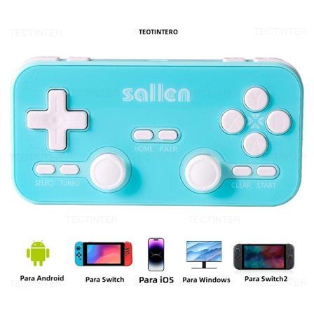 Blue Q103 Bluetooth langaton peliohjain, yhteensopiva Nintendo Switch/PS3:n kanssa iOS/PC/Android-peliohjaimelle