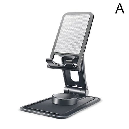 360° roterende Tablet Mobiltelefon Holder Til iPad Skrivebordsholder Skrivebordsbeslag 02 Brun