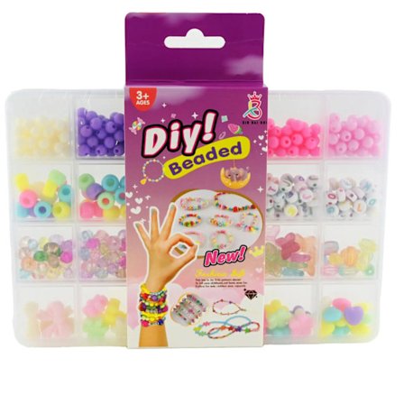 Perlesæt 600+ 19 Dele - Robetoy