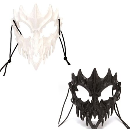 2 stk. Halloween Kostume Par-masker