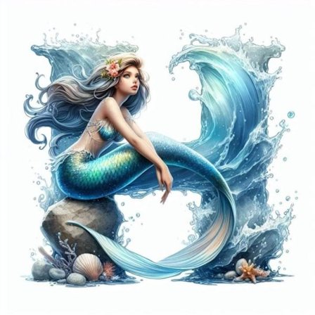 Fisk Alfabet Affisch H A4