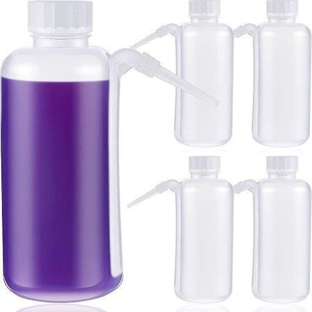 5 stk. Kommunionskoppfyller Plast Ikke-Drypp Klemflaske Saftdispenser med Sidehalm [ALJ]