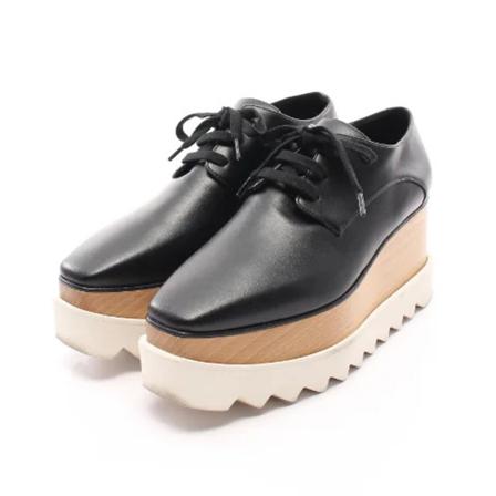 Stella McCartney Pre-owned, Pre-owned Leather flats Zwart, Dames, Maat:36 EU