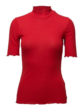 Nelli Ss 9400 T-shirt Top Rød Samsøe Samsøe