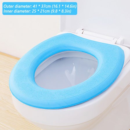 Toalettsitsdyna Vattentät Mjuk Cover Slitstark Varm Mjuk Dyna För Badrumstoalett