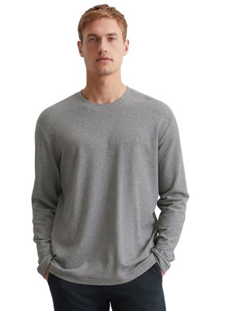 Marc O'Polo T-Shirts Long Sleeve - Grey - XL