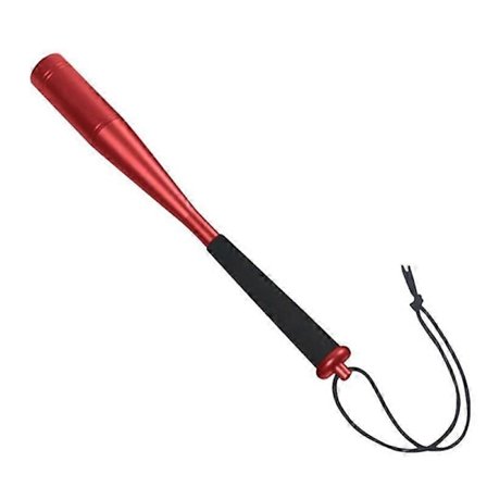 Fiskeavliver i Aluminiumslegering med Sklisikkert Skumhåndtak, 25 mm Diameter, med Snor – Slitesterk Fiskekølle