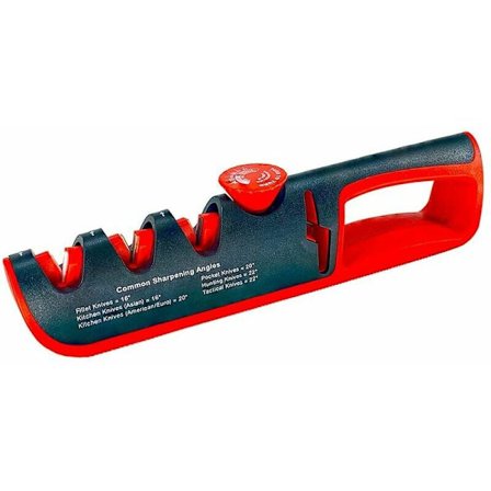 Högkvalitativ 4-stegs köksknivslipare för att återställa, förnya och polera knivar och saxar