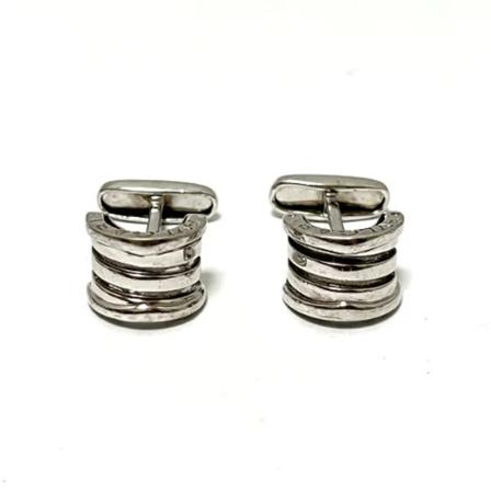 Bvlgari Vintage Pre-owned Silver rhngen grå, Dam Vintage Smycken, Dam, Storlek: ONE SIZE