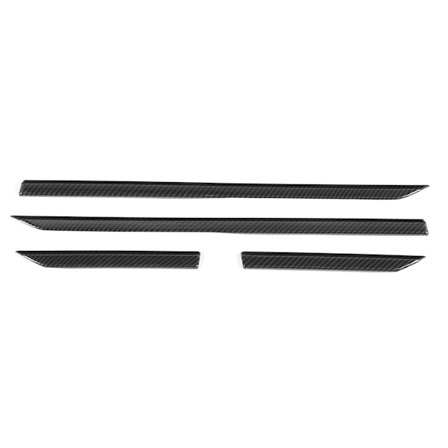 4D-sivuikkunoiden tuuliohjaimet, hiilikuitutyyli, yhteensopiva Land Rover Range Rover Velar 2017-2020 -mallien kanssa