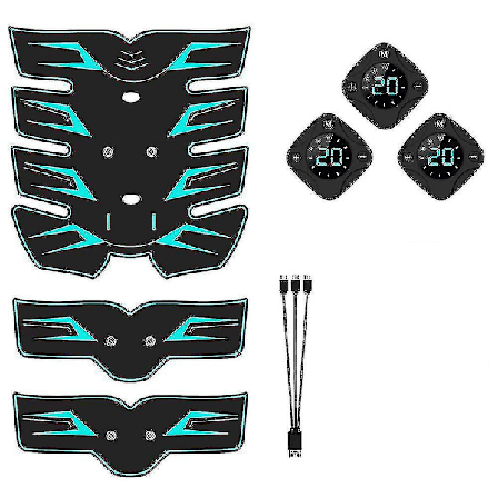 Abs Stimulator Muskelträning, Smart Fitness Ems Maskin För Män