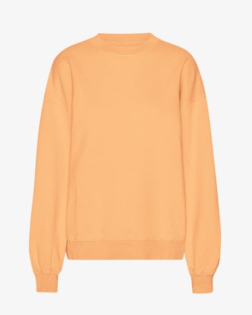 Organic Oversized Crew - Sandstone Orange - Female - XS