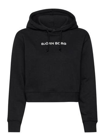 Cropped Hood Flira Flira Hoodie Svart Björn Borg
