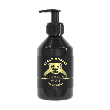 Beard Monkey Hair & body Oud Saffron Schampo Herr 250ML