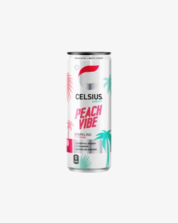 24 x Celsius - 330 ml - White Peach LTD - Energidryck, funktionsdryck, Kosttillskott, Drycker, Energidryck