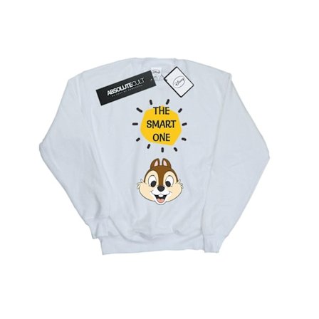 Disney Boys Chip N Dale The Smart One Sweatshirt 5-6 år Vit