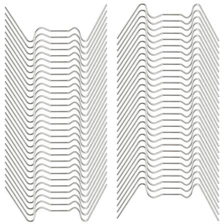 IC 100 stk 301 W Type Glassning Klips for Drivhusglass, Drivhus Glass Vindu Fiksering Klemmer