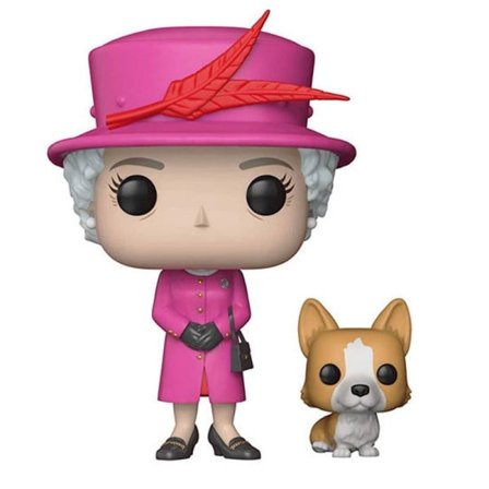 UK Queen Elizabeth II docka med Kirky Vinyl Figur Modell Leksaker