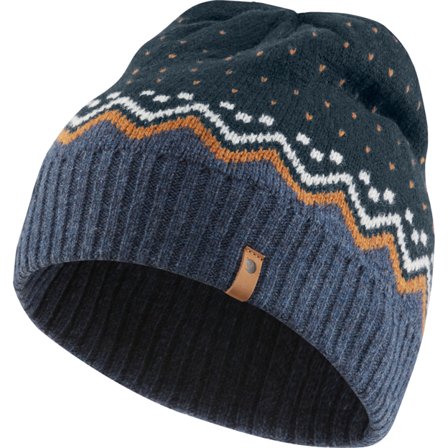 Fjällräven Övik Knit Hattu OneSize - Lapset - Dark Navy/Sininen - Lippikset, Hattuut ja pipot