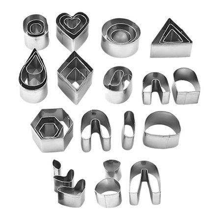 33 stk. Polymerler Mini til øreringe Hjemmebagt Smykkefremstilling