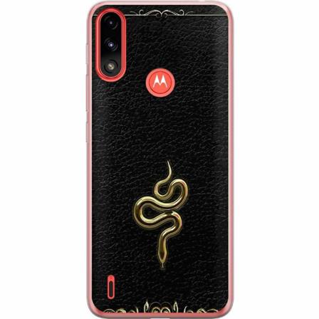 Motorola Moto E7 Power Mjukt Skal - Guld Orm