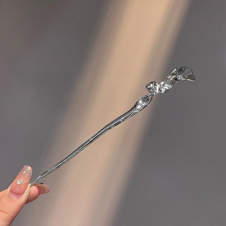 Enkel metall hårnål Geometriske uregelmessige vridde pinner Minim