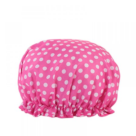 Duschmössor Dubbla Lager Badmössor Vattentäta Designade Satinfodrade Håller Håret Torrt