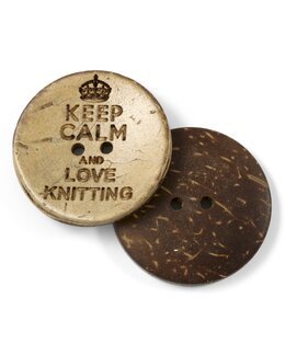 Nappi Keep Calm and Love Knitting-30 mm