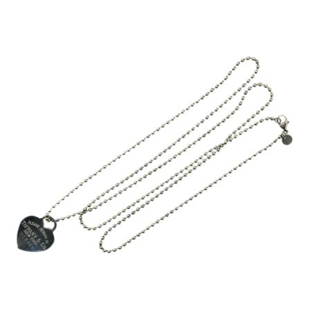 Tiffany & Co. Pre-owned, Necklaces Grijs, Dames, Maat:ONE Size