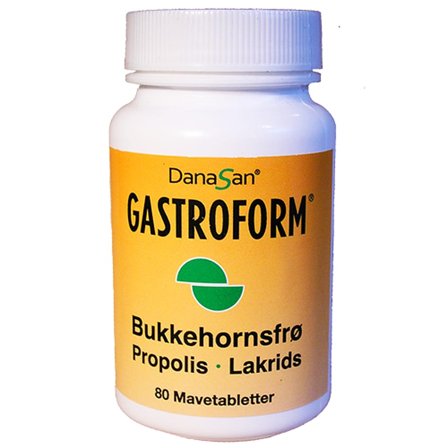 Gastroform Gastroform 80 tabl., Helse & Madvarer, Ingredienser, Urter
