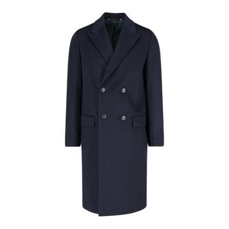 Paul Smith, Double-Breasted Coats Blauw, Heren, Maat:L