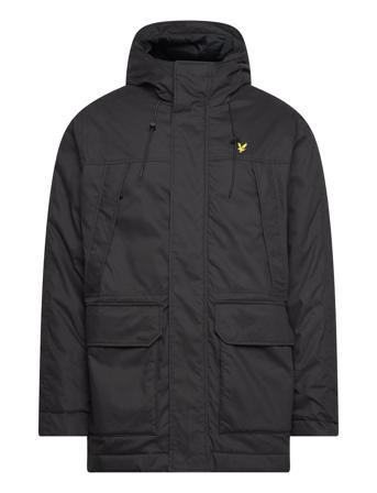 Microfleece Parka 2.0 Parkas Jakke Svart Lyle & Scott*Betinget Tilbud